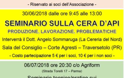 Incontri e seminari estate 2018