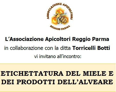 Incontro Etichettatura Miele e Prodotti dell’alveare – 12/12/2018 Fogliano (RE)