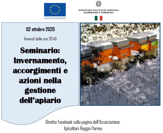 Invernamento: webinar in diretta venerdi 2/10 ore 20:45