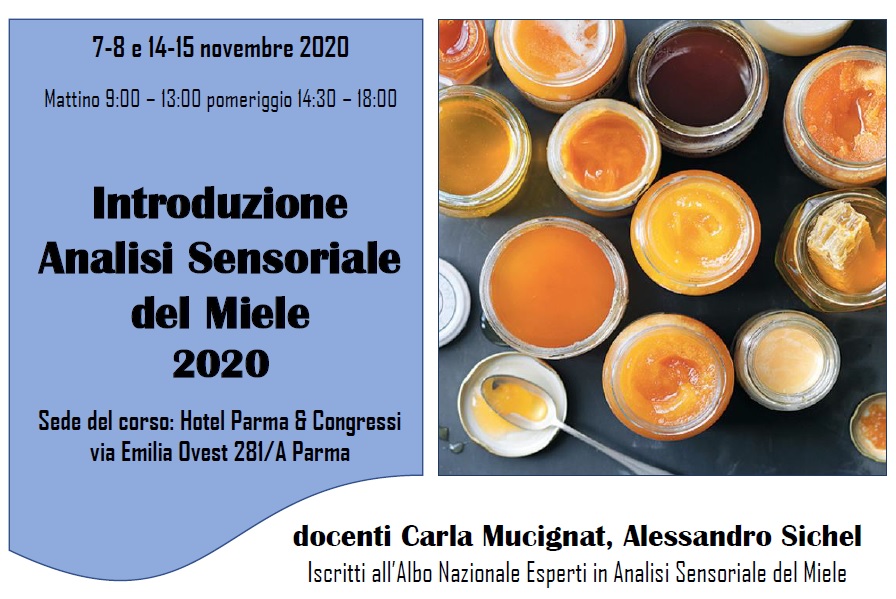 Corso Introduzione Analisi Sensoriale Miele: nuova location al Parma e Congressi e +5 posti disponibili!