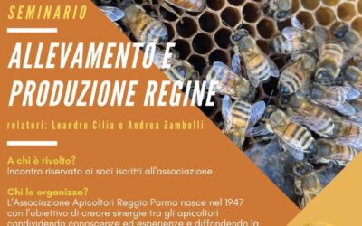 Allevamento e Produzione Regine – h 20:45 – Evento Zoom riservato ai soci
